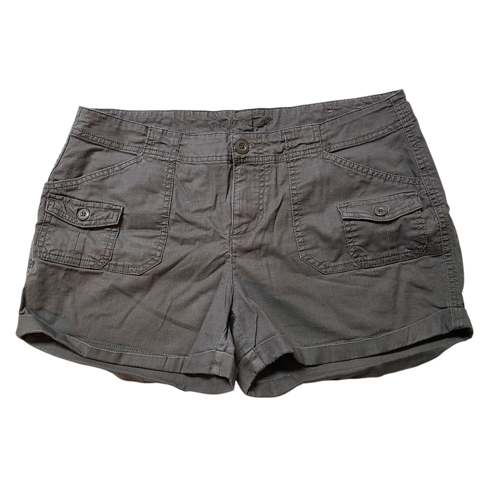 Maurices Brown Shorts Women's Size 11/12 Pockets 3" inseam